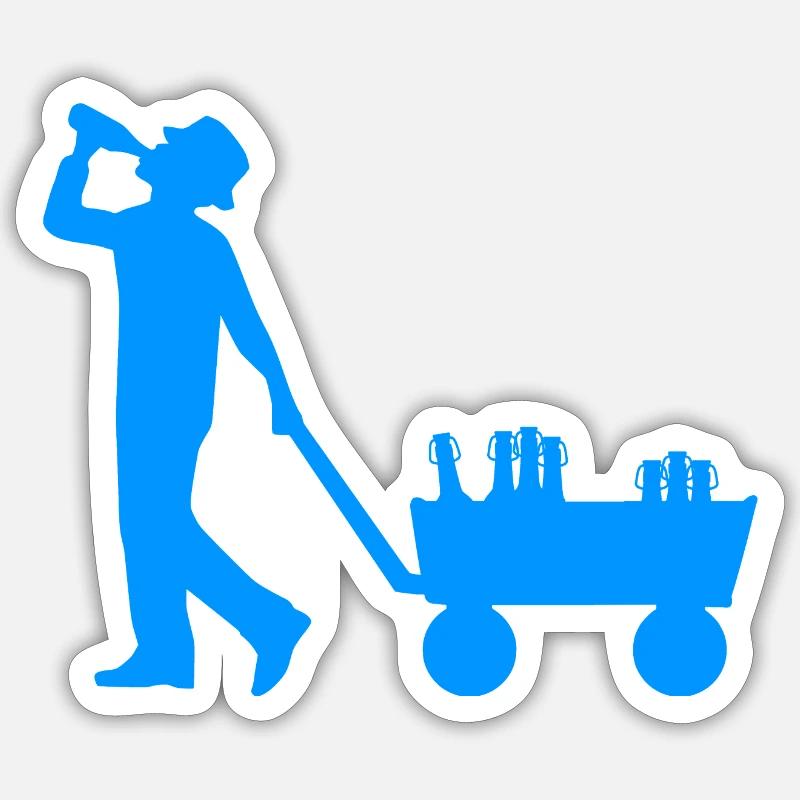 Father’s Day - Sticker size S (10 x 10 cm) - white matte