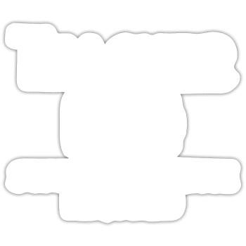 Recharge d’été pour les enseignants - Sticker taille S (10 x 10 cm) - blanc mat - Devant