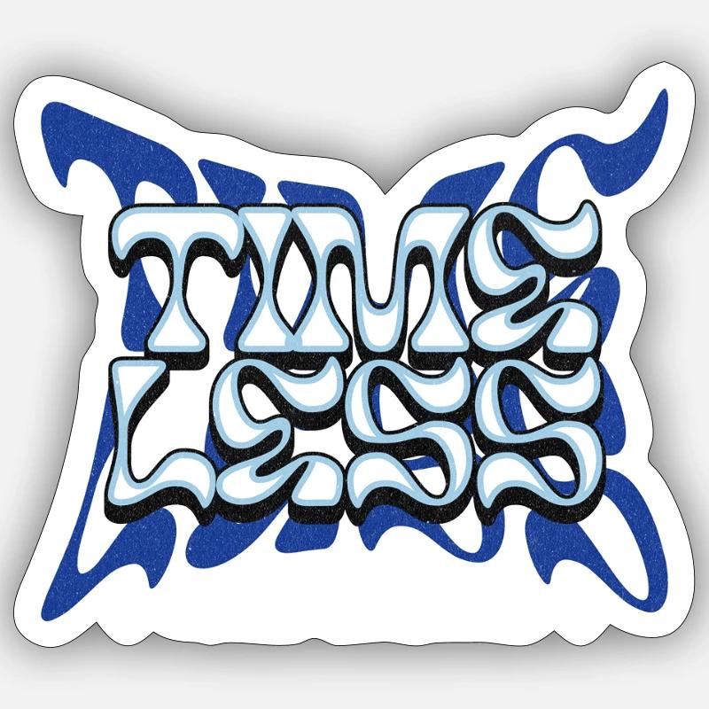 Timeless - Sticker size S (10 x 10 cm) - white matte