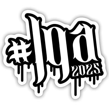 Jga 2025 - Sticker Größe S (10 x 10 cm) - Mattweiß - Vorne