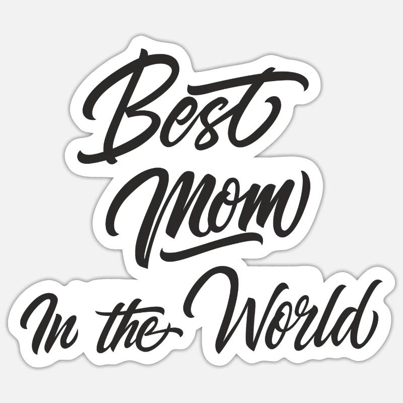 Mama - Sticker Größe S (10 x 10 cm) - Mattweiß