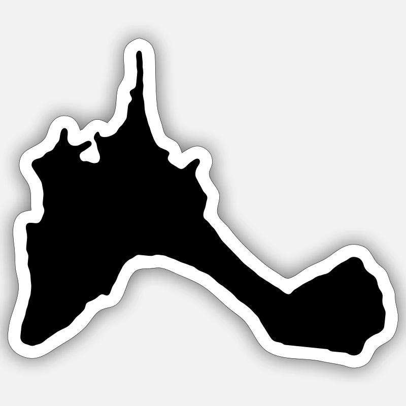 Formentera - Sticker Größe S (10 x 10 cm) - Mattweiß