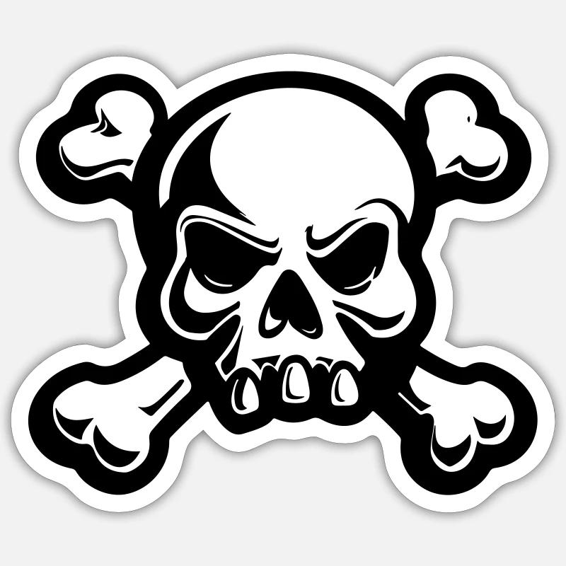 358 - Sticker size S (10 x 10 cm) - white matte