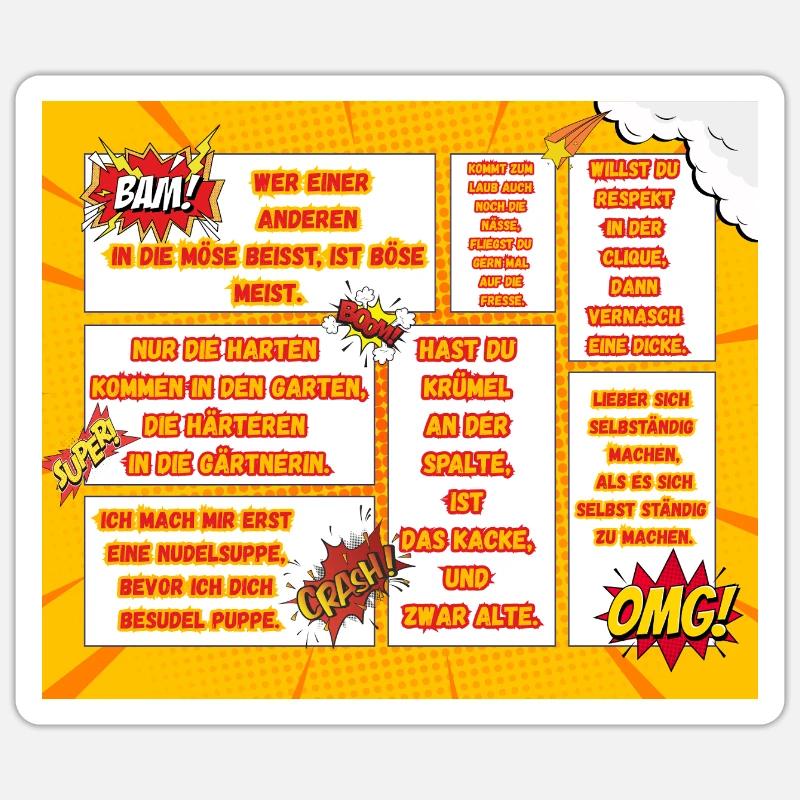 Sticker Größe S (10 x 10 cm) - 