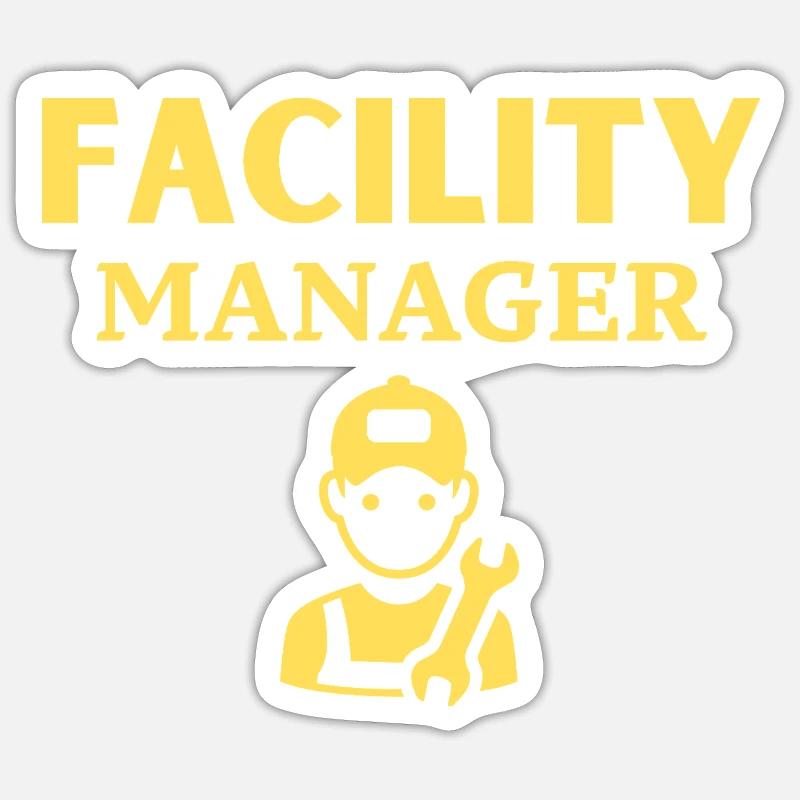 Facility Manager Sticker size S (10 x 10 cm)