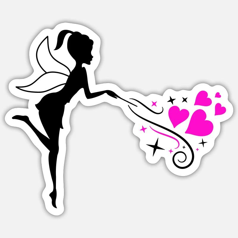 Fairy Elf Spell Sticker size S (10 x 10 cm)