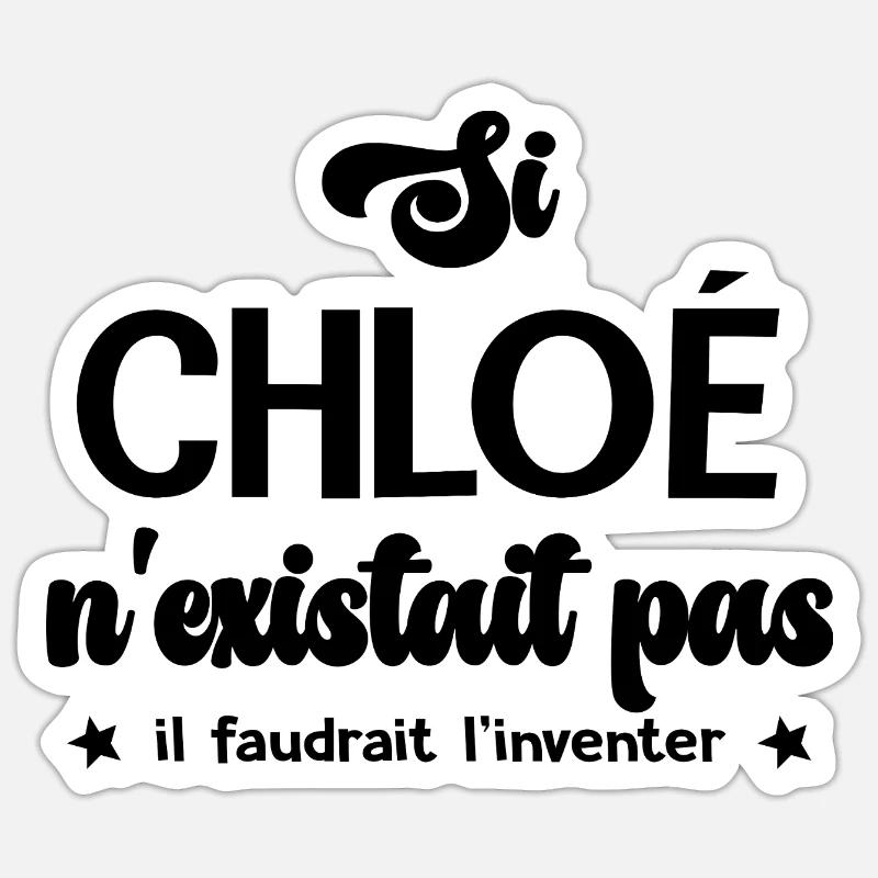 Chloé personalised gift chloé Sticker size S (10 x 10 cm)