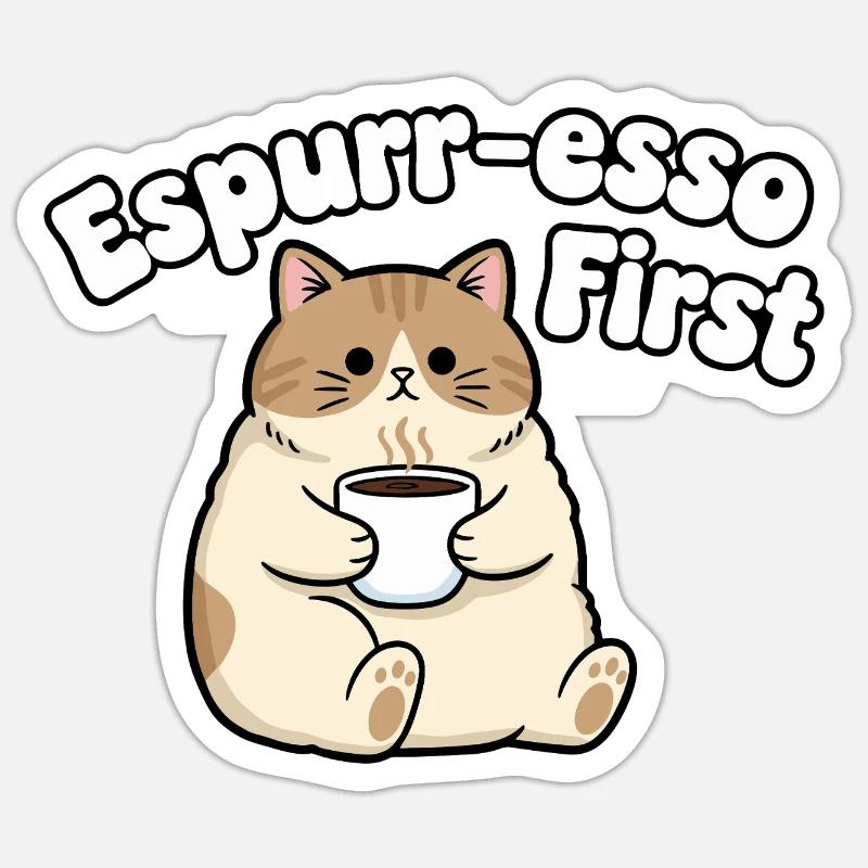Espurr-Esso First - Sticker size S (10 x 10 cm) - white matte