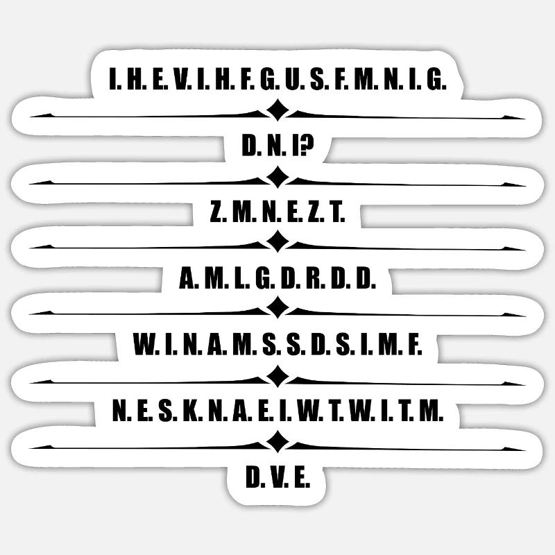 Sticker taille S (10 x 10 cm) - 