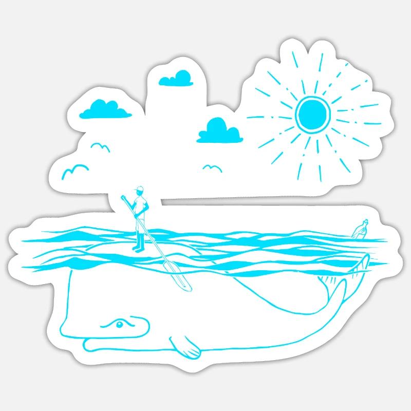 SUP - Sticker size S (10 x 10 cm) - white matte