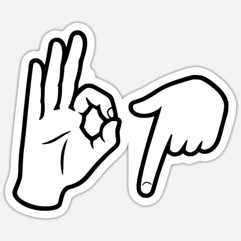 Sticker Größe S (10 x 10 cm) - 