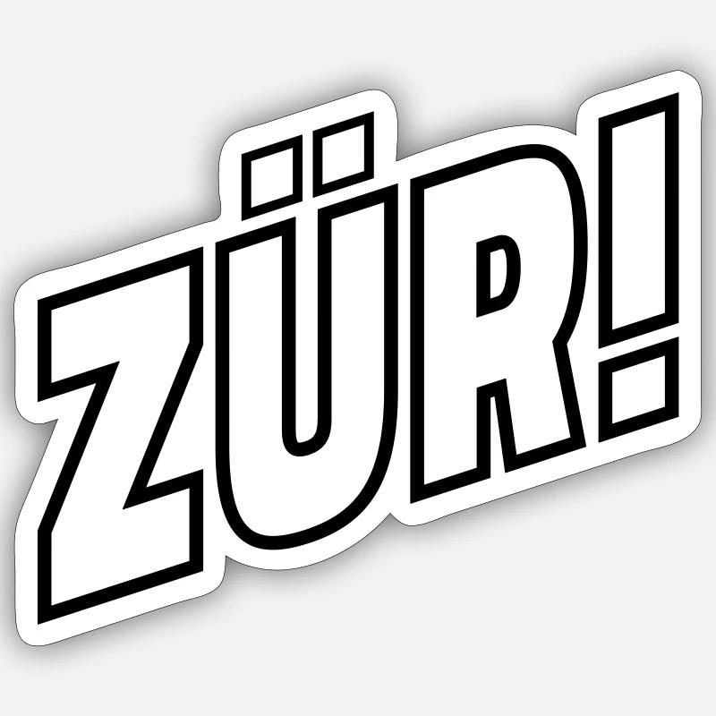 Zurich Sticker size S (10 x 10 cm)