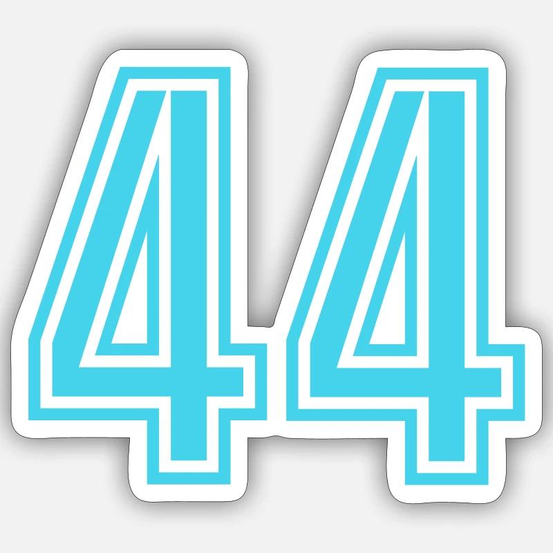 44 Sticker taille S (10 x 10 cm)