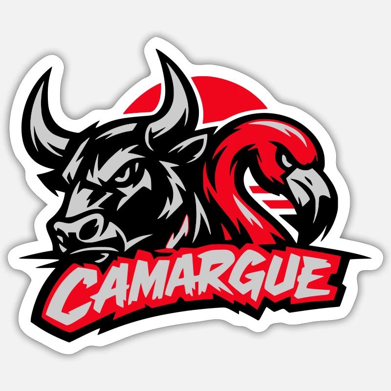 Camargue Sticker taille S (10 x 10 cm)