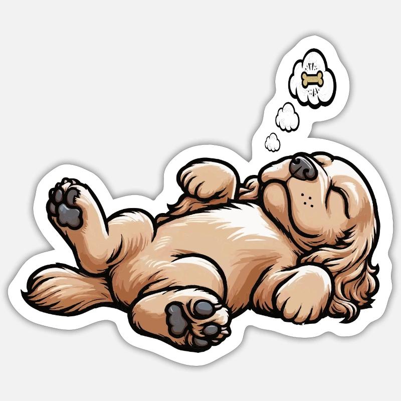 Cocker Spaniel Cockerhund Cocker Spaniel Besitzer Sticker Größe S (10 x 10 cm)