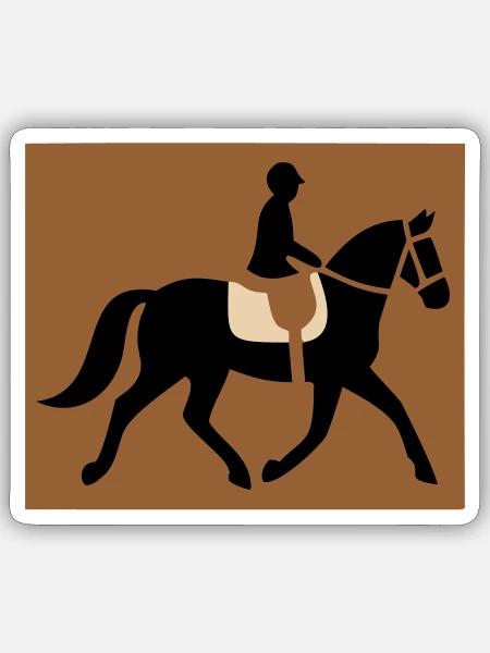 - Sticker taille S (10 x 10 cm) - blanc mat
