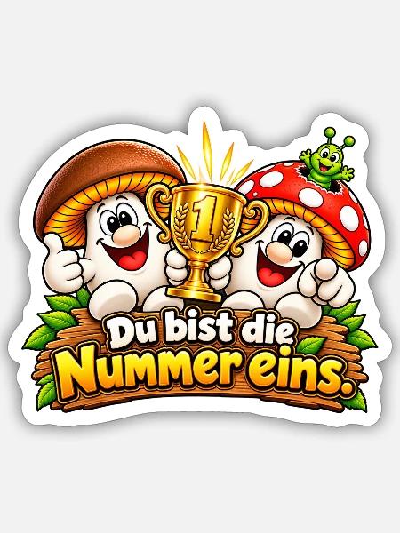 1000206579 - Sticker Größe S (10 x 10 cm) - Mattweiß