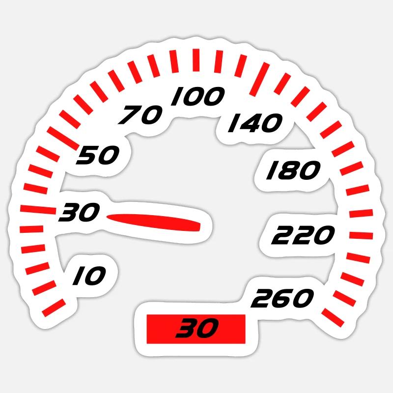 30th Birthday Sticker size S (10 x 10 cm)