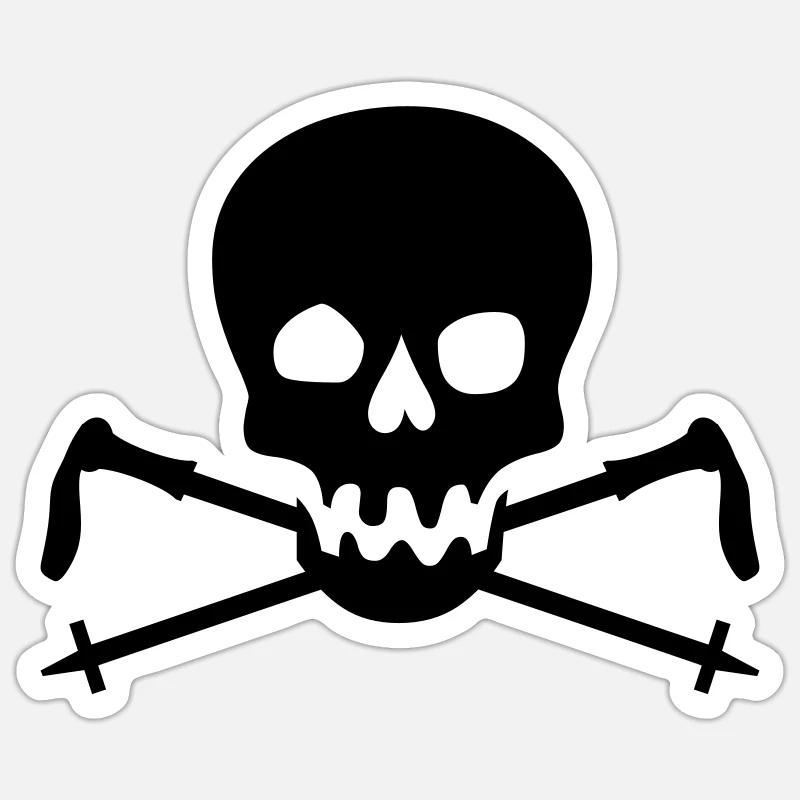 Nordic Walking Sticker Größe S (10 x 10 cm)