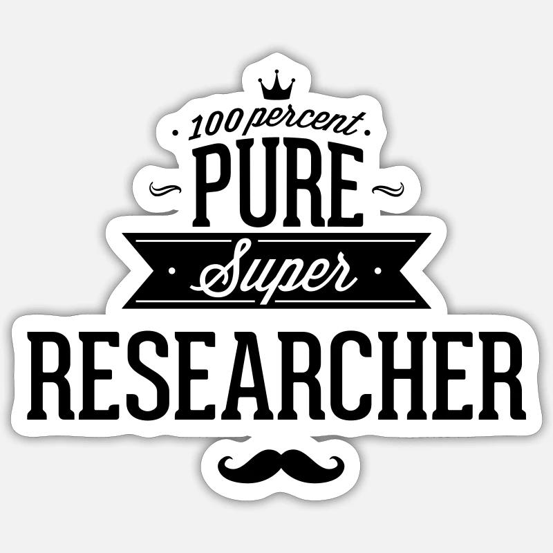 chercheurs de 100 % Sticker taille S (10 x 10 cm)