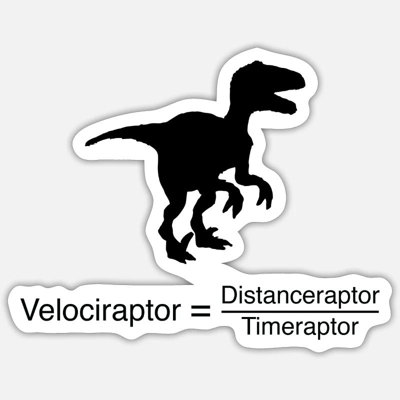 Funny maths equation - Sticker size S (10 x 10 cm) - white matte
