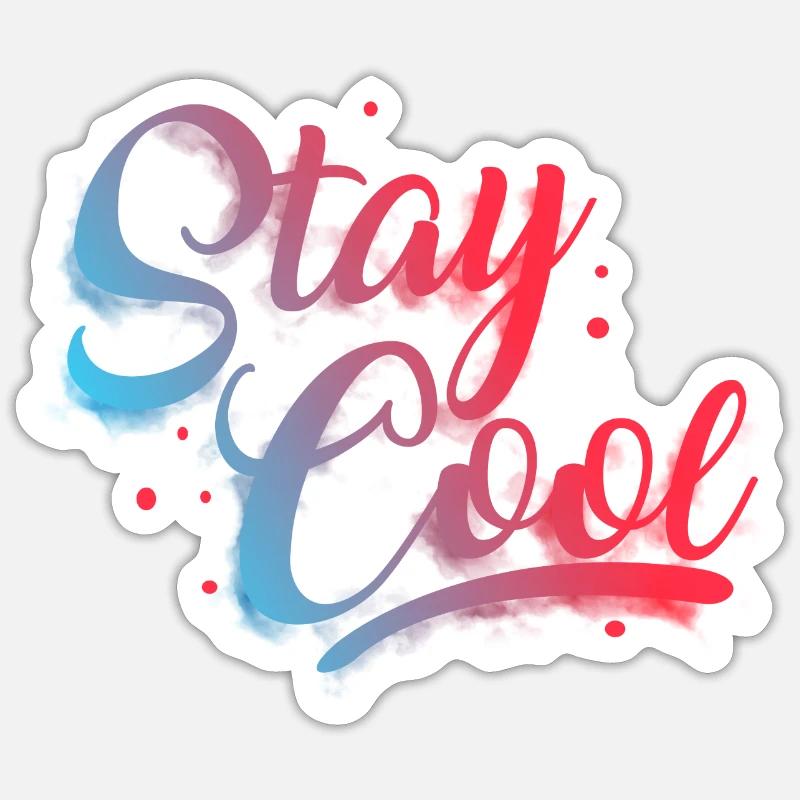 reste detendu Sticker taille S (10 x 10 cm)