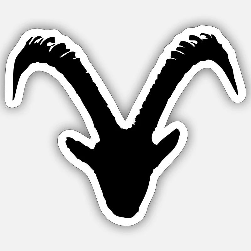 Goat Sticker size S (10 x 10 cm)
