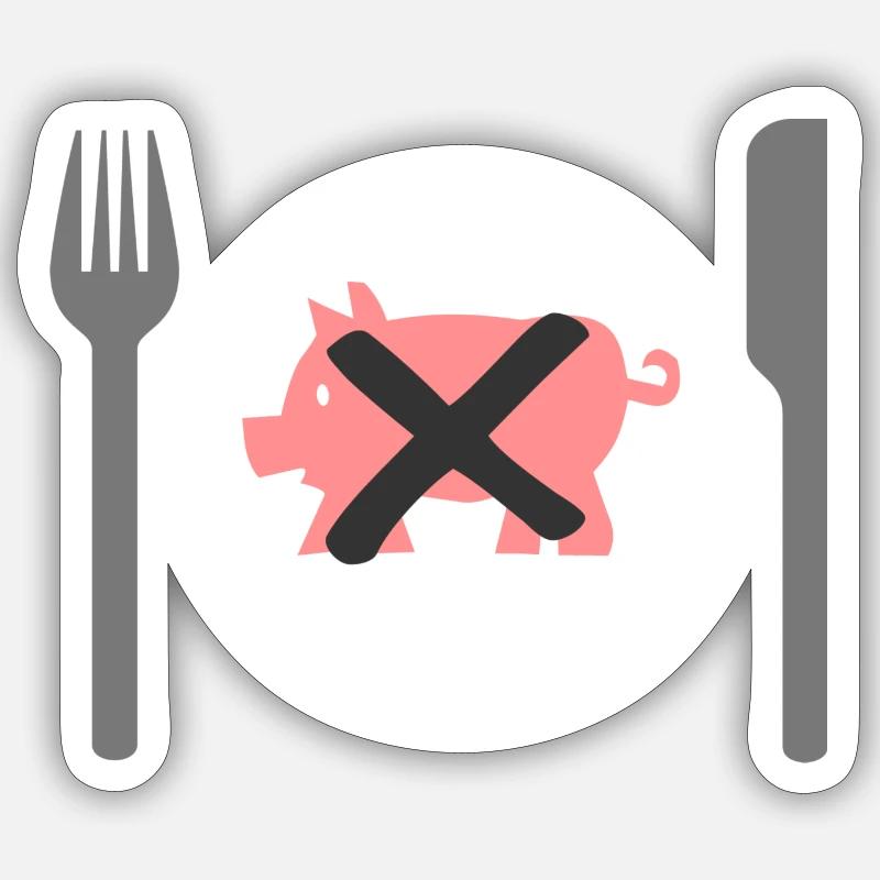 veggie Sticker taille S (10 x 10 cm)