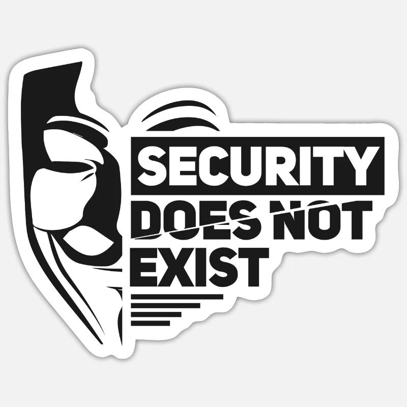 Hacker Sticker Größe S (10 x 10 cm)