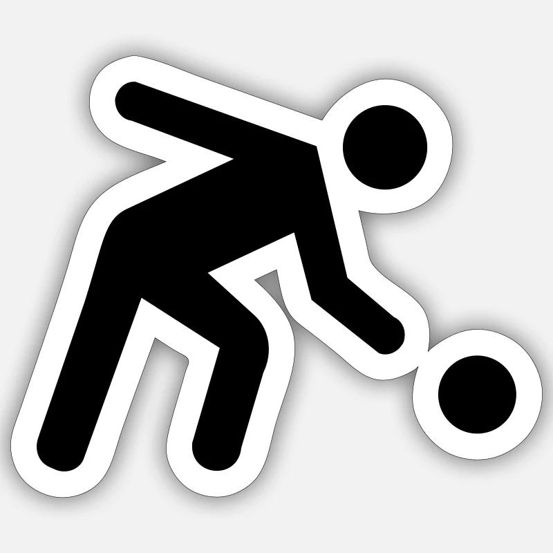 Jeu de quilles Sticker taille S (10 x 10 cm)