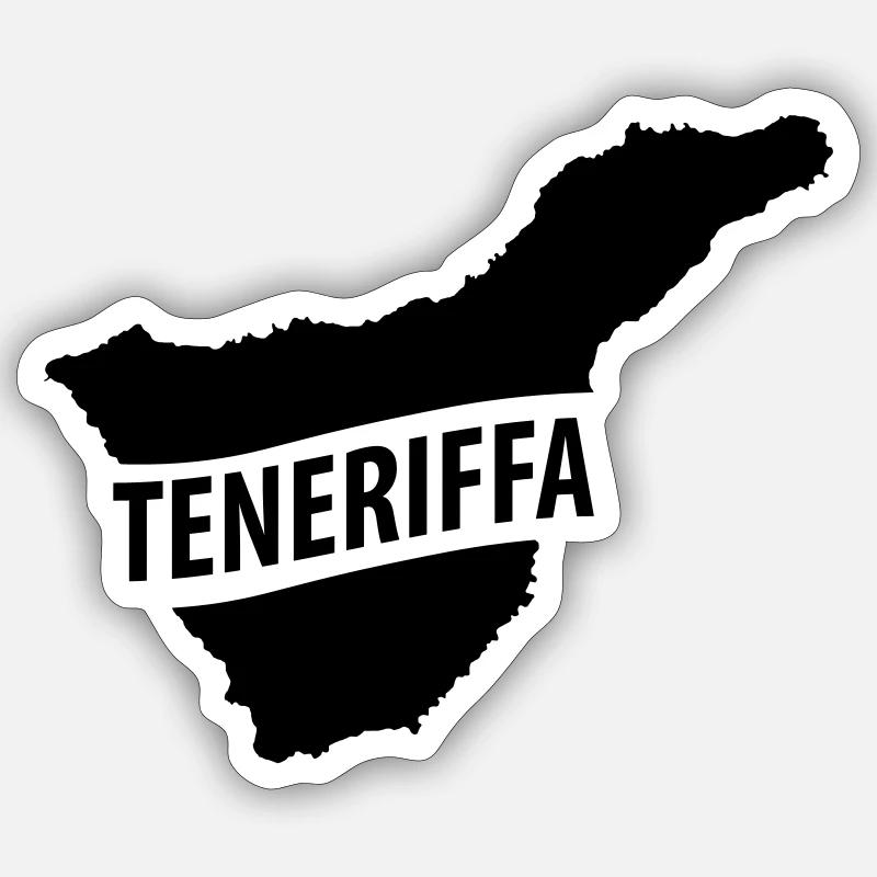 Teneriffa Sticker Größe S (10 x 10 cm)