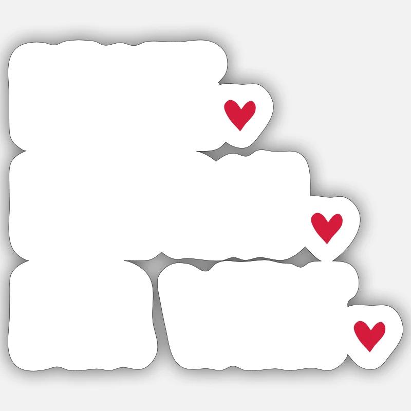 Beste Ehefrau der Welt Sticker Größe S (10 x 10 cm)