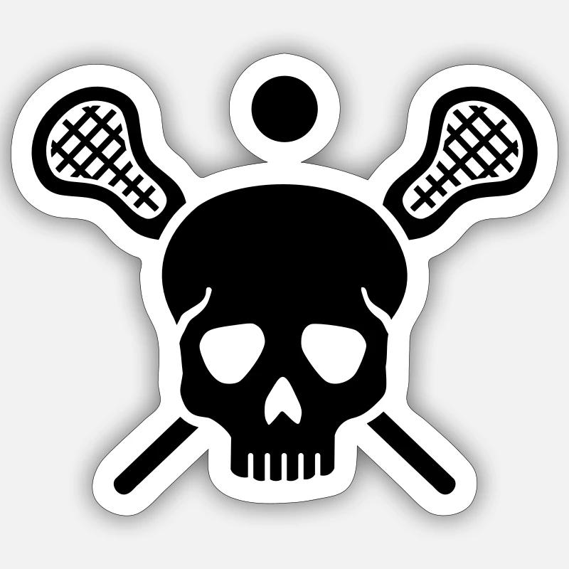 Lacrosse Sticker size S (10 x 10 cm)