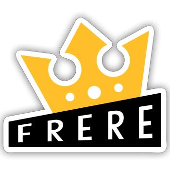 Frère Frangin Frere Naissance Bébé Frérot - Sticker taille S (10 x 10 cm) - blanc mat - Devant