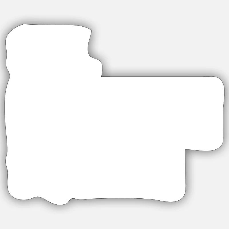 squash - Sticker size S (10 x 10 cm) - white matte