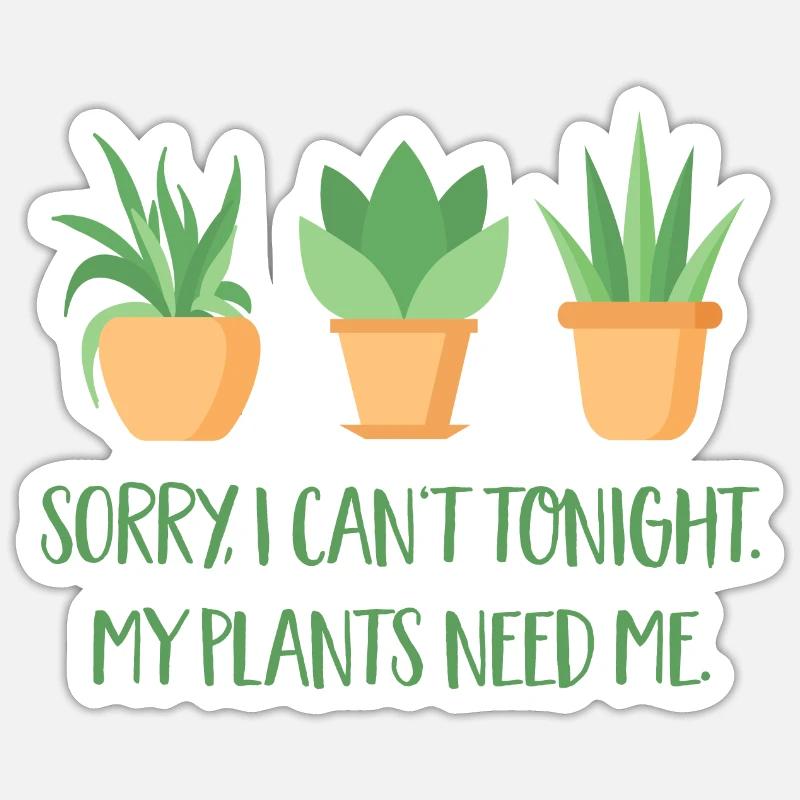 plante Sticker taille S (10 x 10 cm)