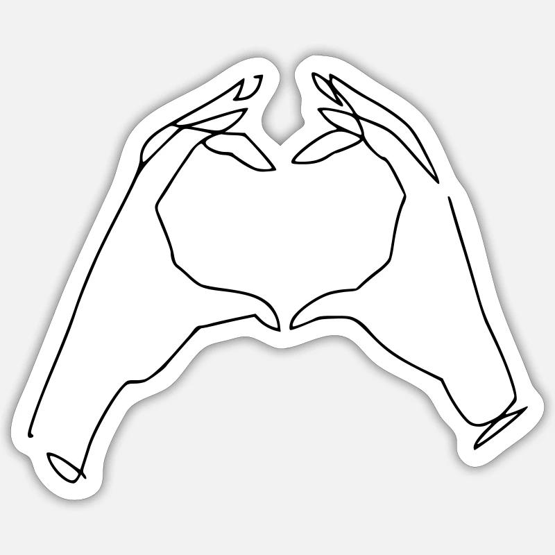 Sticker Größe S (10 x 10 cm) - 