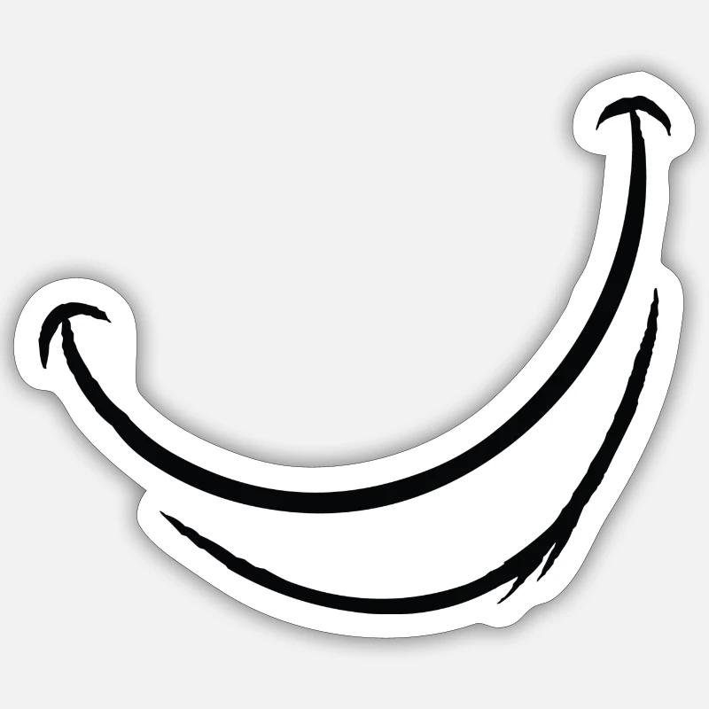 Bouche Heureuse Sticker taille S (10 x 10 cm)