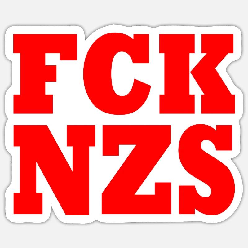Fck nzs Sticker size S (10 x 10 cm)