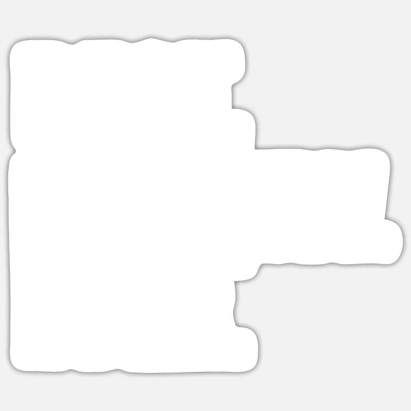 neveu - Sticker taille S (10 x 10 cm) - blanc mat