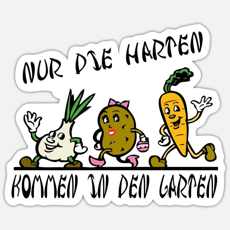 Garten Sticker Größe S (10 x 10 cm)