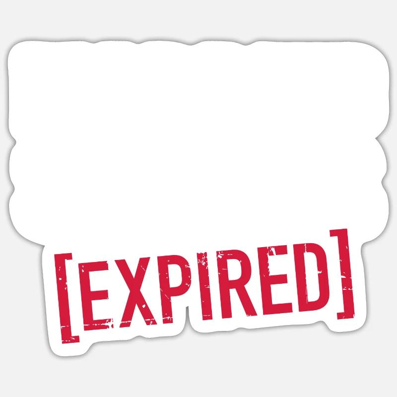 Scheidung - Sticker Größe S (10 x 10 cm) - Mattweiß