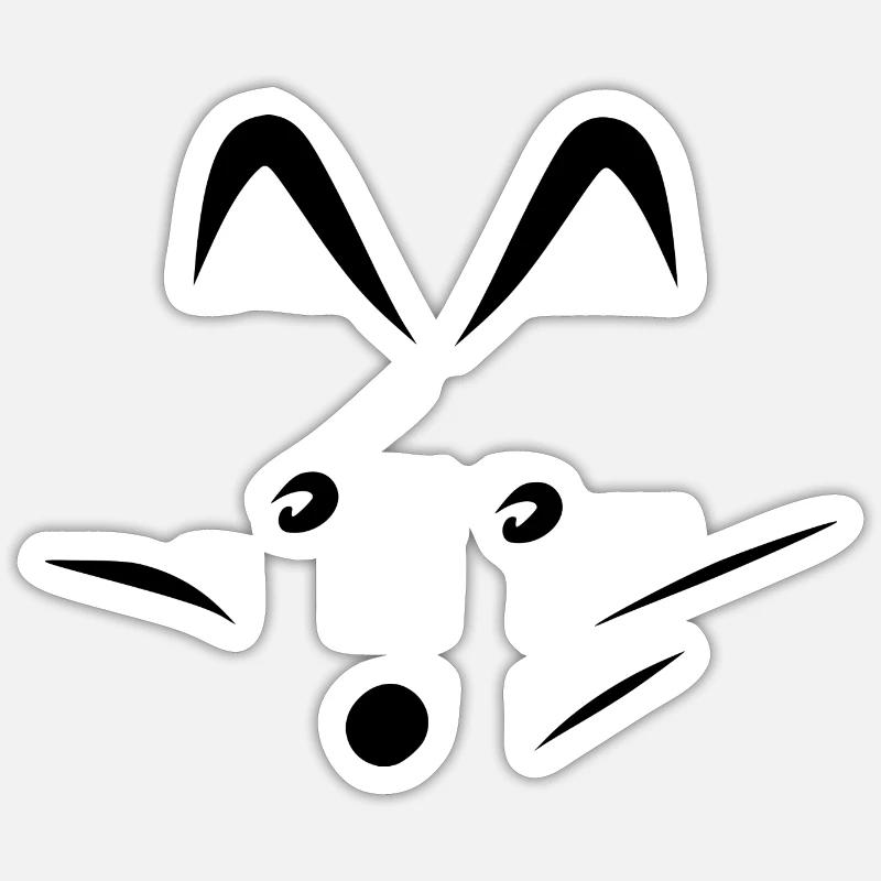 Fox - Sticker size S (10 x 10 cm) - white matte