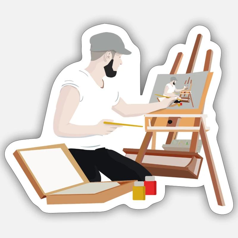 Sticker taille S (10 x 10 cm) - 