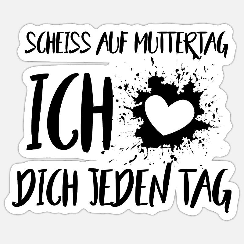 Muttertag Sticker Größe S (10 x 10 cm)