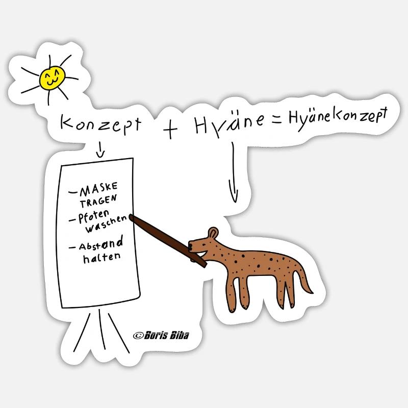 Sticker Größe S (10 x 10 cm) - 
