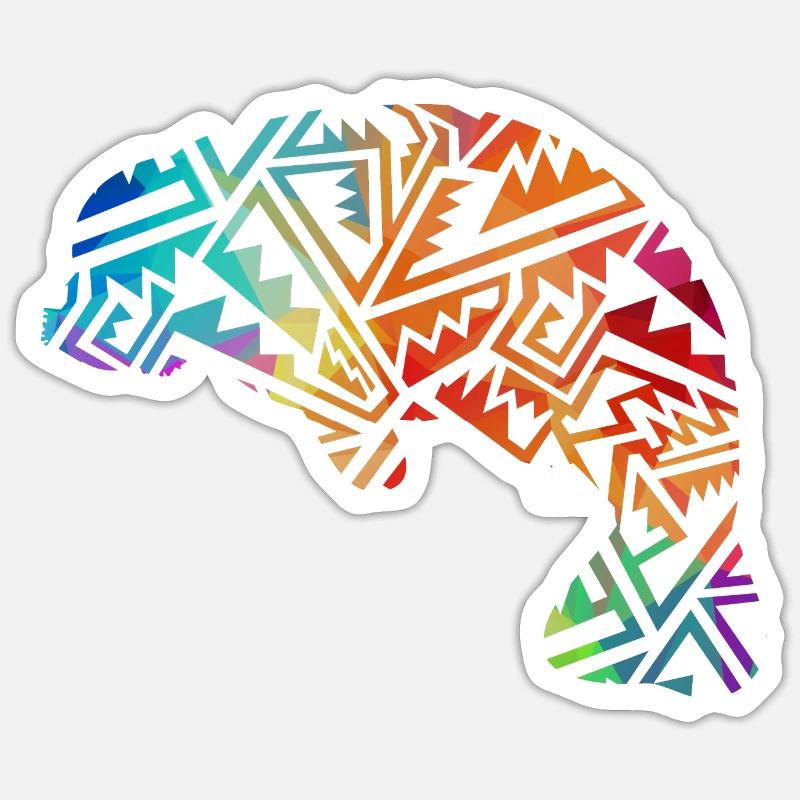 Laraux - manatee Sticker taille S (10 x 10 cm)