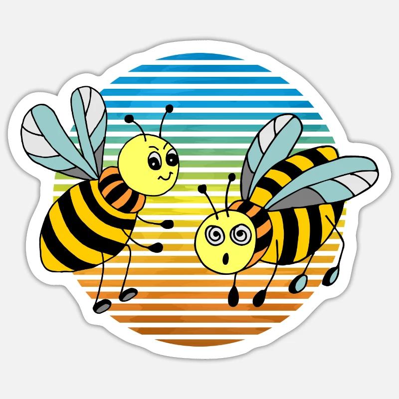 insects Sticker size S (10 x 10 cm)