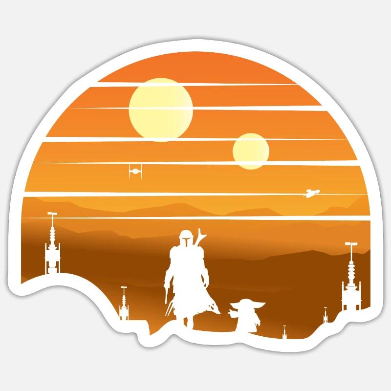 Sticker størrelse S (10 x 10 cm) - 