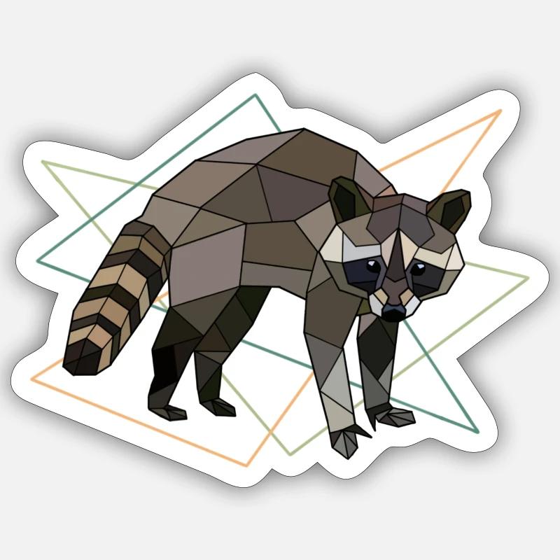Rat de lavage - Sticker taille S (10 x 10 cm) - blanc mat